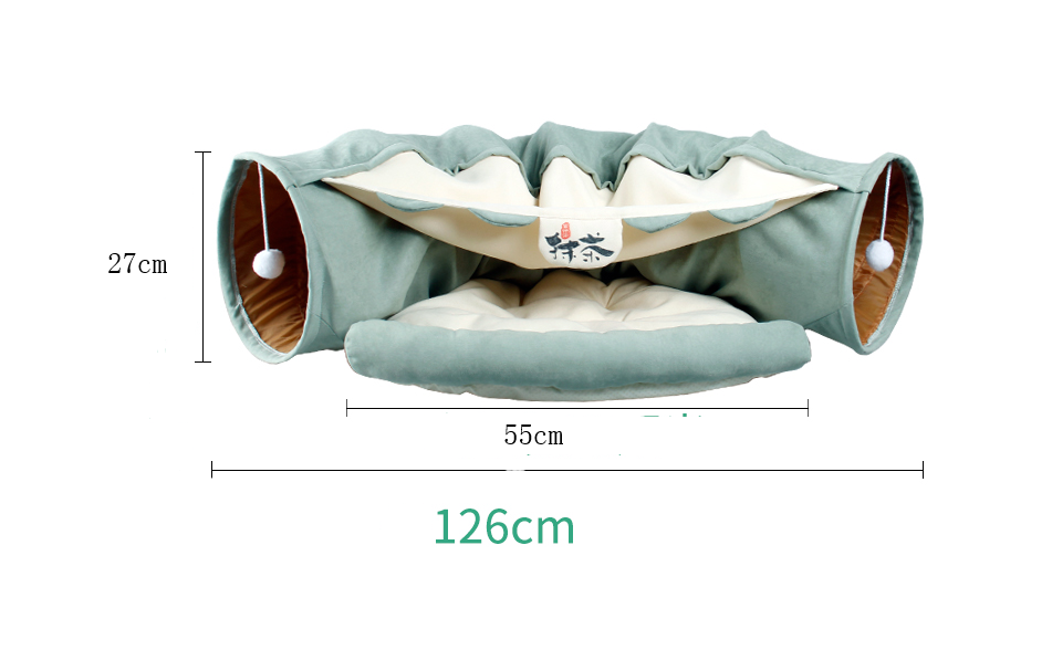 Cat tunnel bed